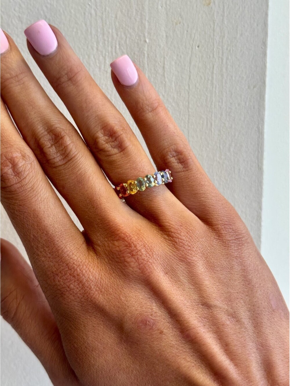 18K YELLOW GOLD RING 6.38TCW